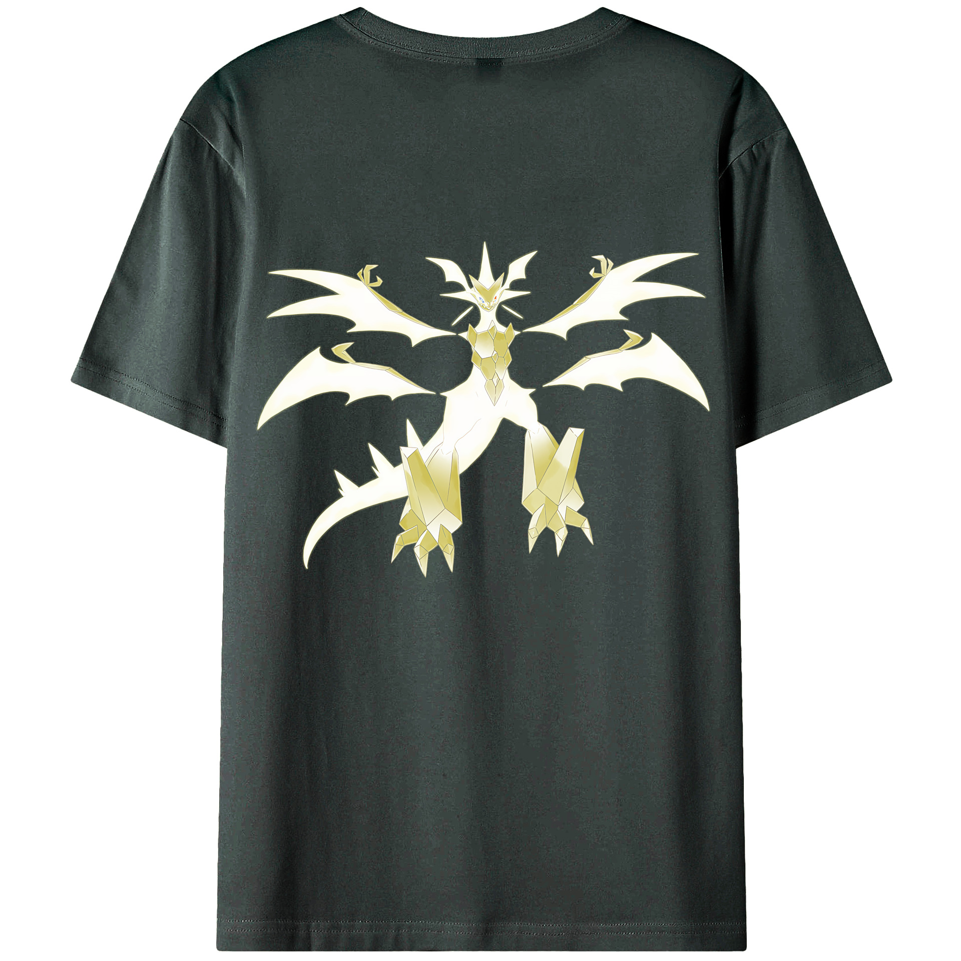 （画像用） ポケットモンスター Pokémon 綿100％ メンズ半袖Tシャツ（バックプリント） 通気性